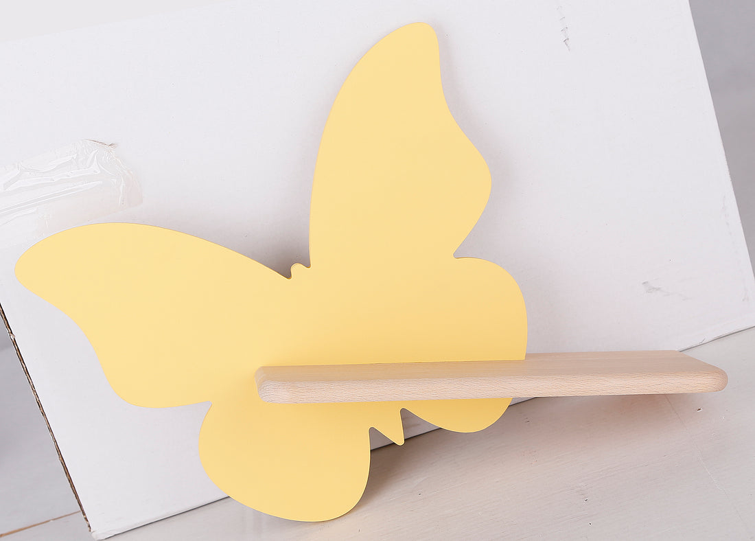 Applique murale LED Bois Jaune · Butterfly · photo 2