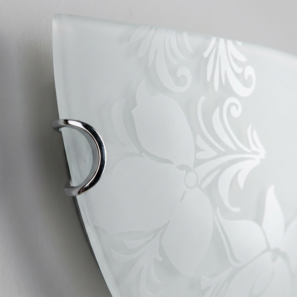 Applique Murale Acier Verre E27 | Beris