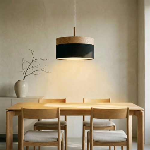 Suspension Noir E27