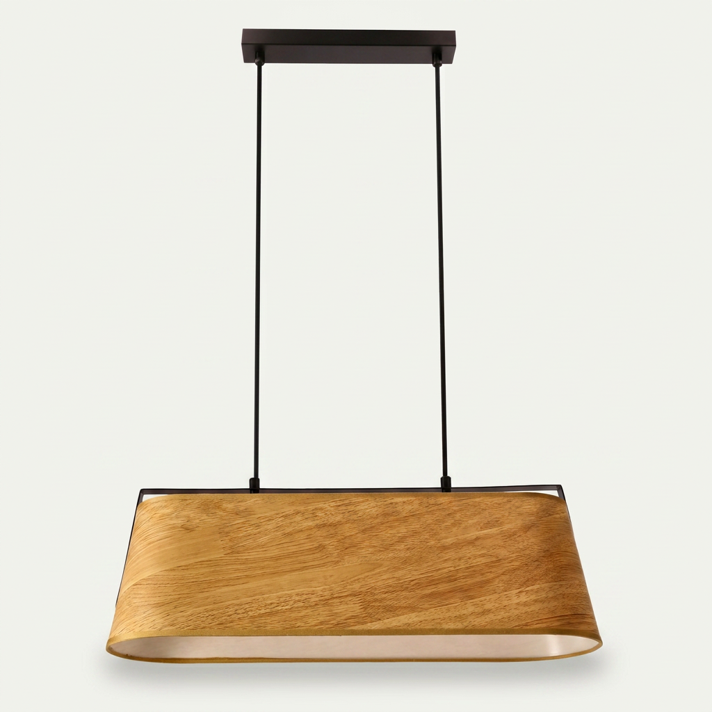 Suspension 2 Lampes en Acier Jaune - Zest
