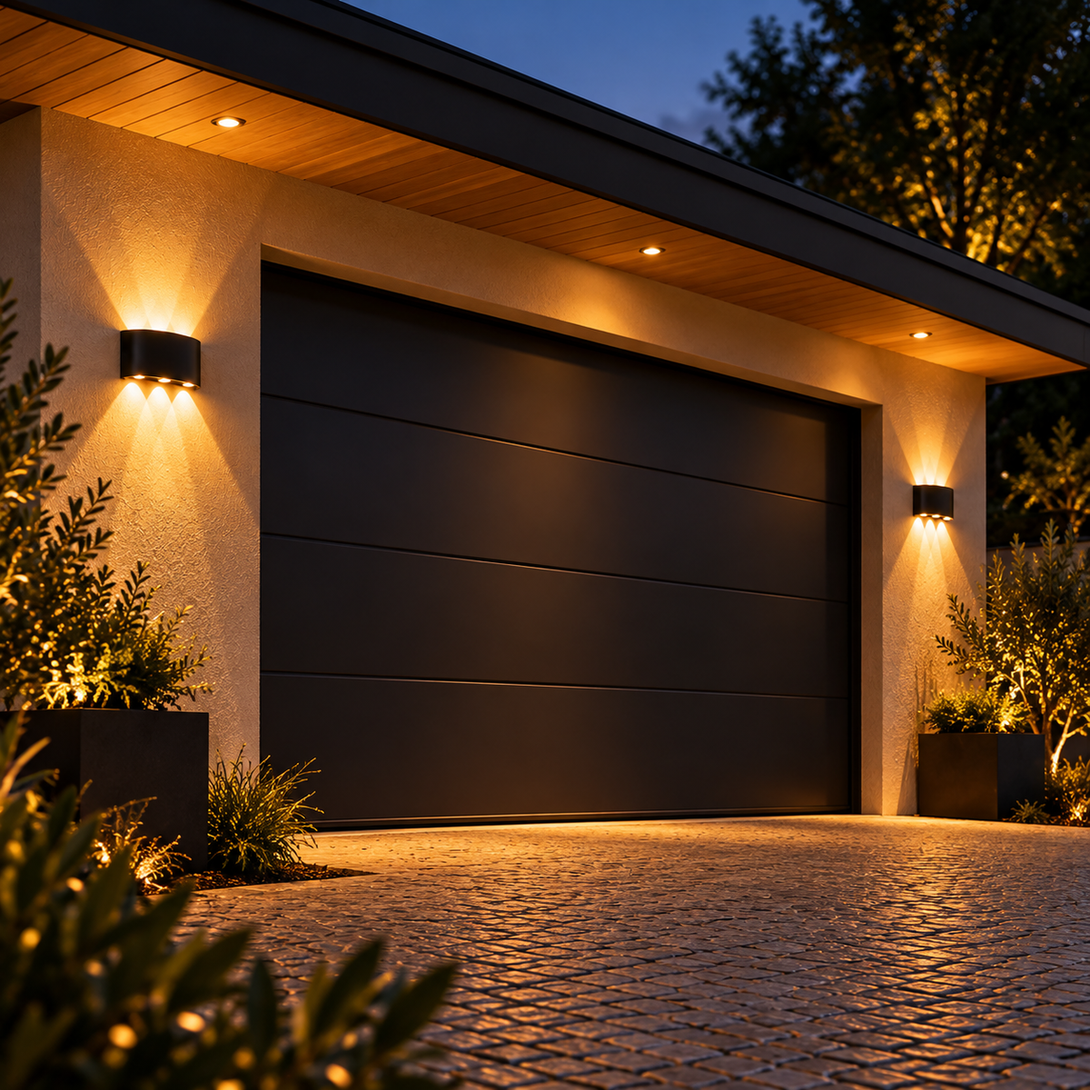 Applique murale extérieure à LED haut et bas étanche à l'eau