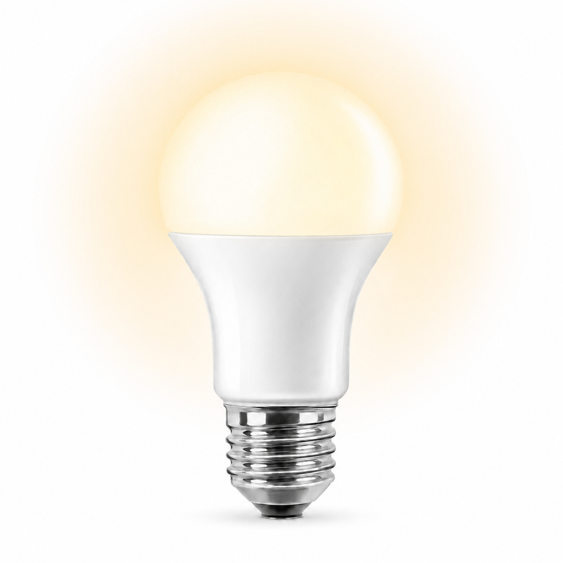 Ampoule LED E27 A60 blanc chaud 9W dépoli
