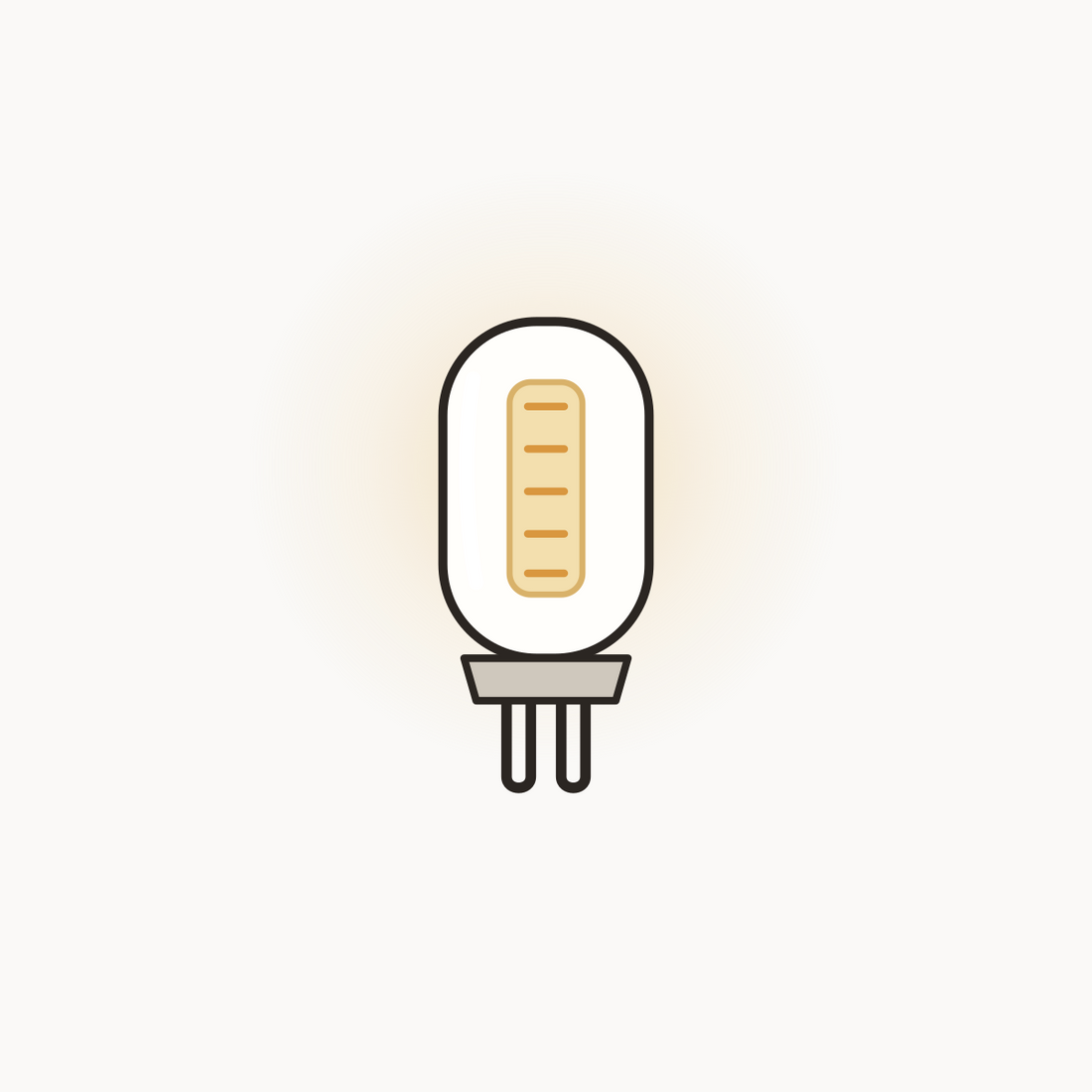 Ampoule LED G9 5W blanc chaud