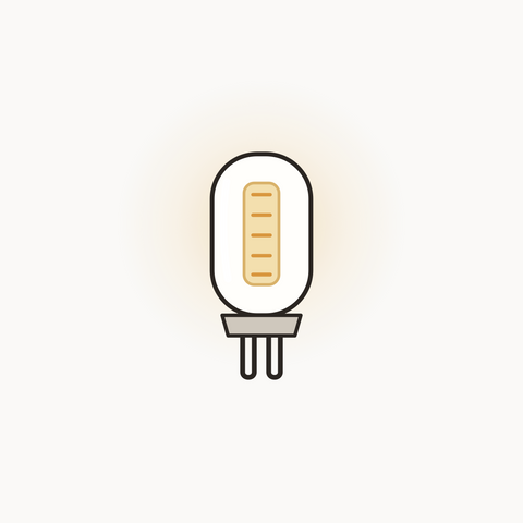 Ampoule LED G9 5W blanc chaud