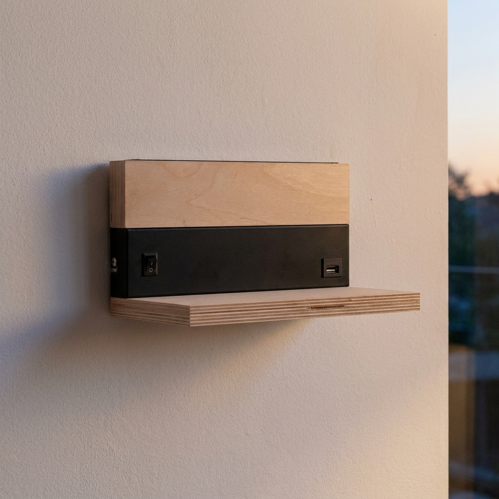 Applique murale 2 Lampes LED Anet — éteinte en situation