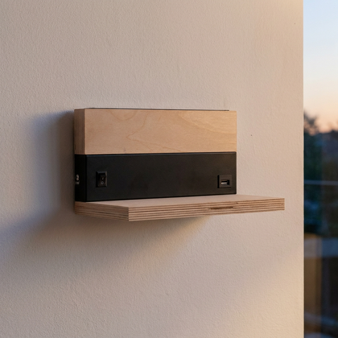 Applique murale 2 Lampes LED Anet — éteinte en situation