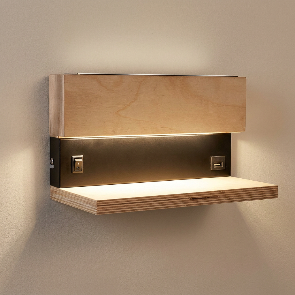 Applique murale 2 Lampes LED Anet — gros plan