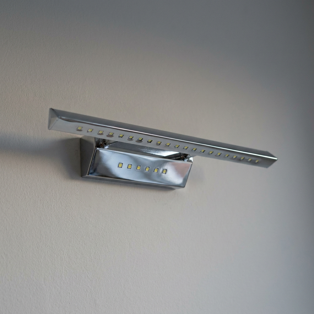 Applique murale 2 Lampes LED Acier Chromé | Forte — eteinte en situation