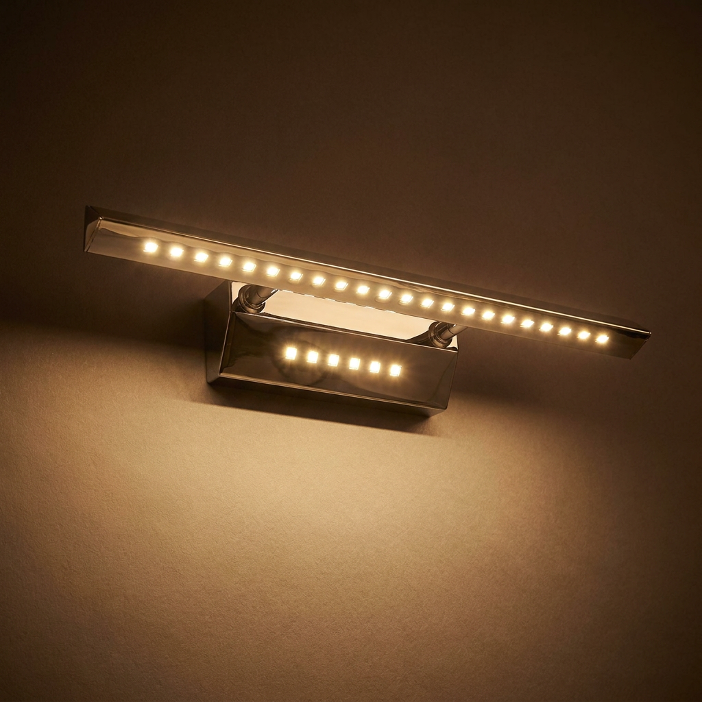 Applique murale 2 Lampes LED Acier Chromé | Forte — ambiance tamisee