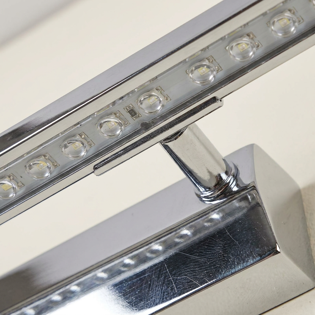 Applique murale 2 Lampes LED Acier Chromé | Forte — detail de la matiere