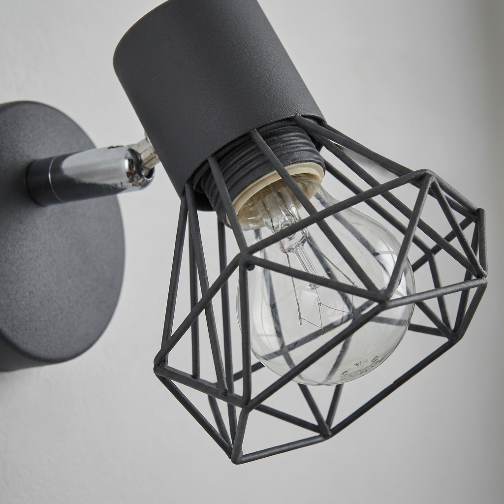 Applique murale Acier Mat Gris | Verve — detail de la matiere