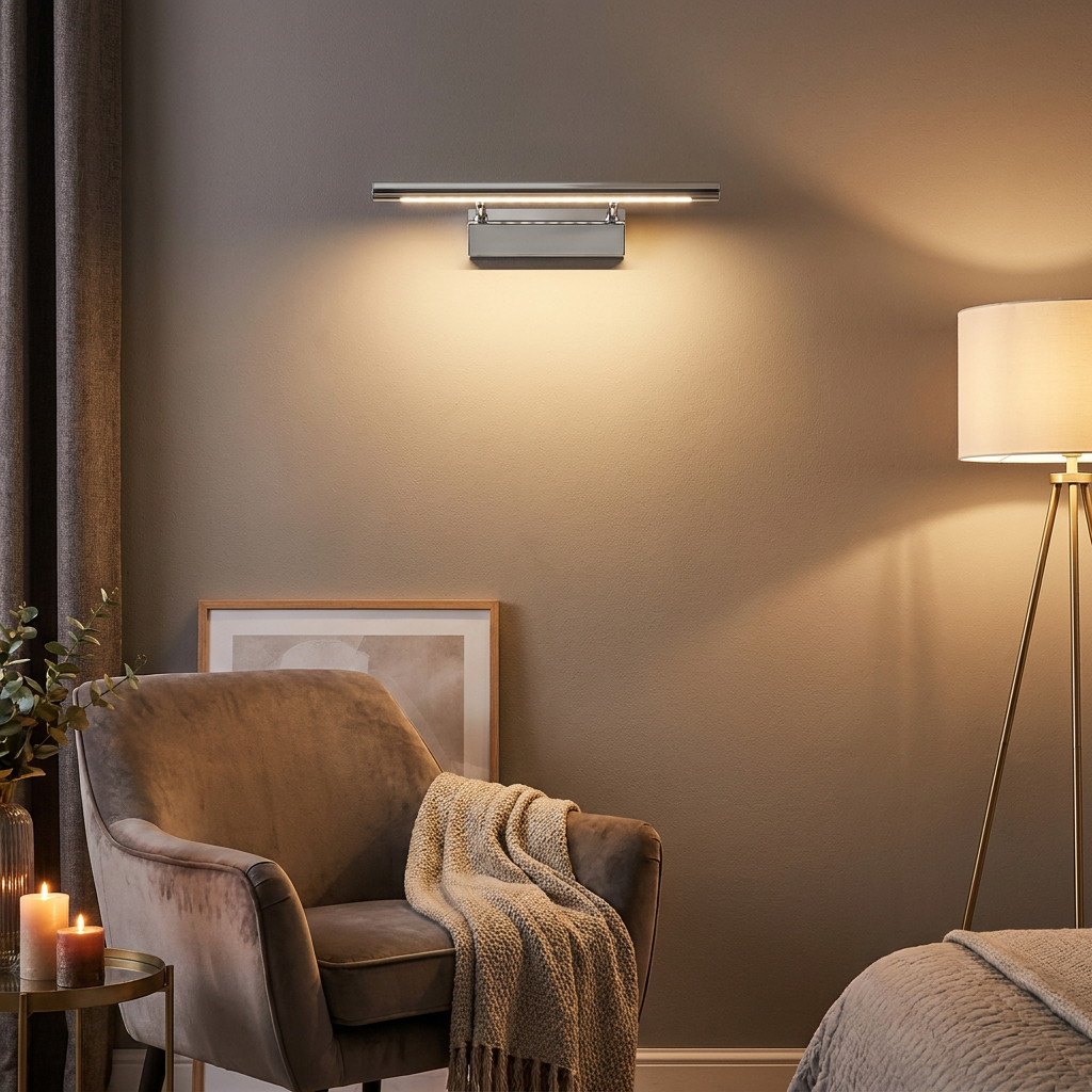 Applique murale LED Acier Chromé | Forte — vue principale