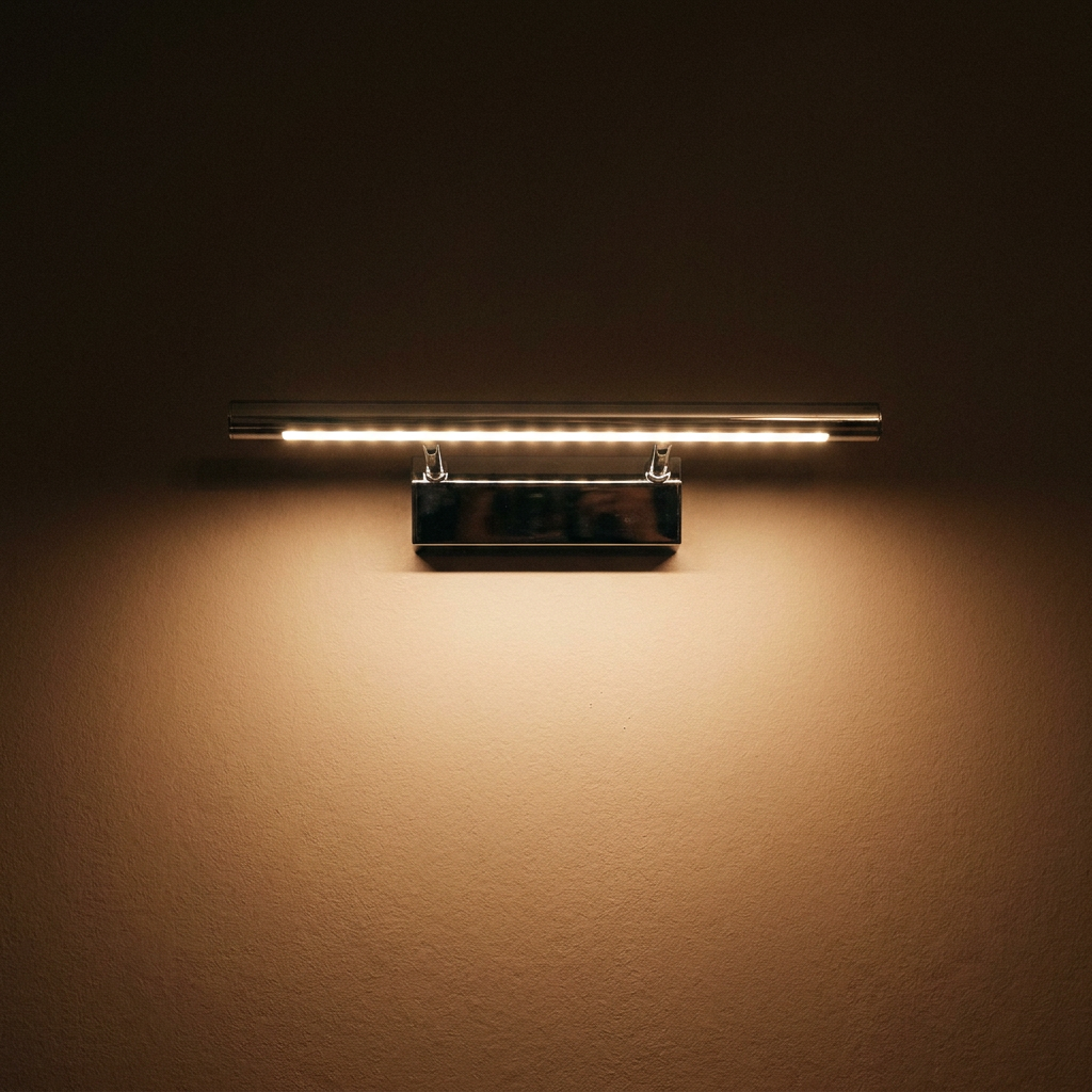 Applique murale LED Acier Chromé | Forte — ambiance tamisee