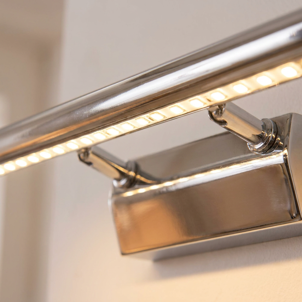 Applique murale LED Acier Chromé | Forte — detail de la lumiere