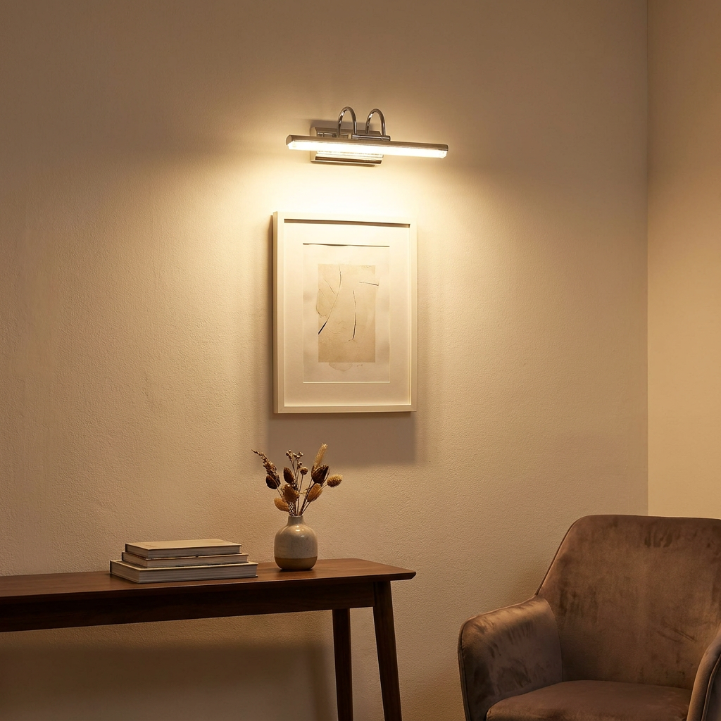 Applique murale LED Acier Composite Chromé | Gizel — vue principale