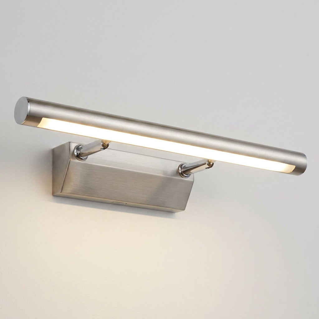 Applique murale LED Acier Satiné | Forte — gros plan