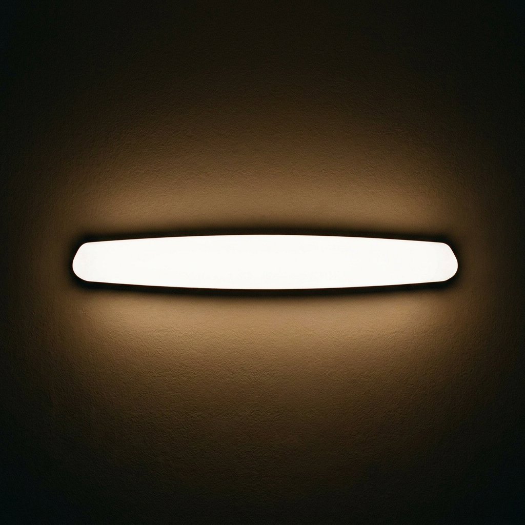 Applique murale LED Composite Blanc | Linena — ambiance tamisee