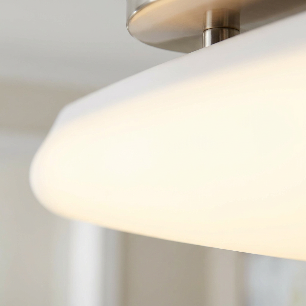 Applique murale LED Composite Blanc | Linena — detail de la lumiere