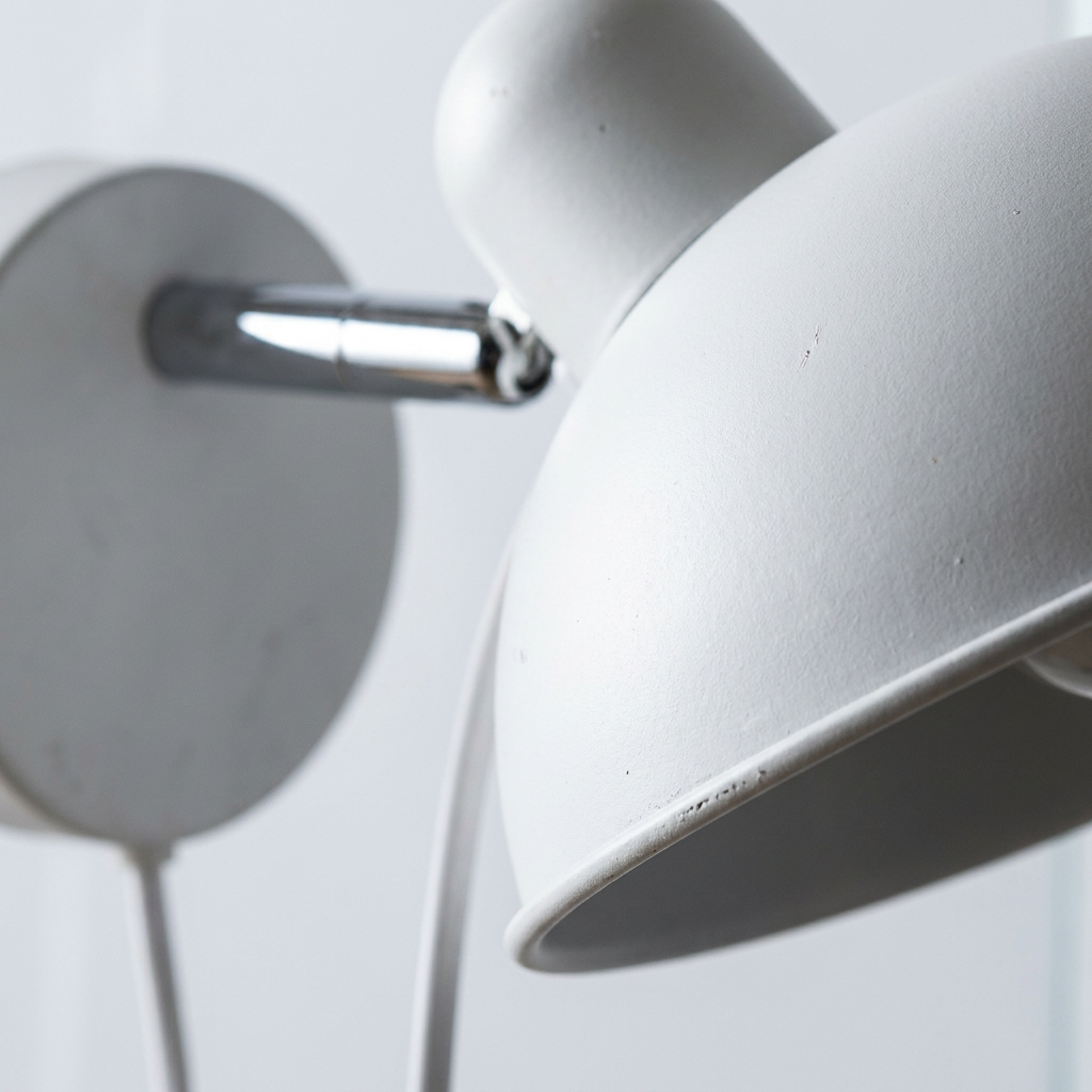 Applique murale Métal Blanc E14 | Durio — detail de la matiere