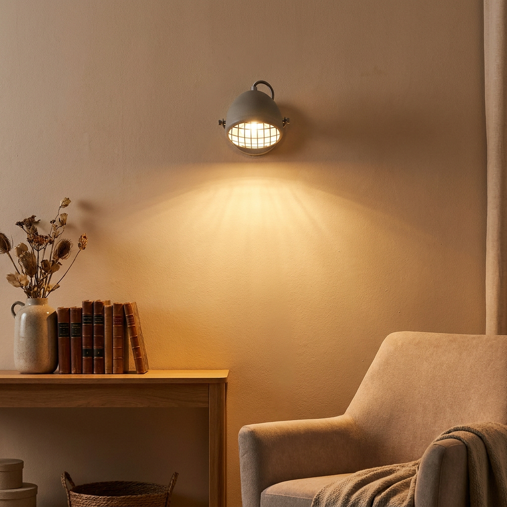 Applique murale Métal Gris GU10 | Pent — vue principale