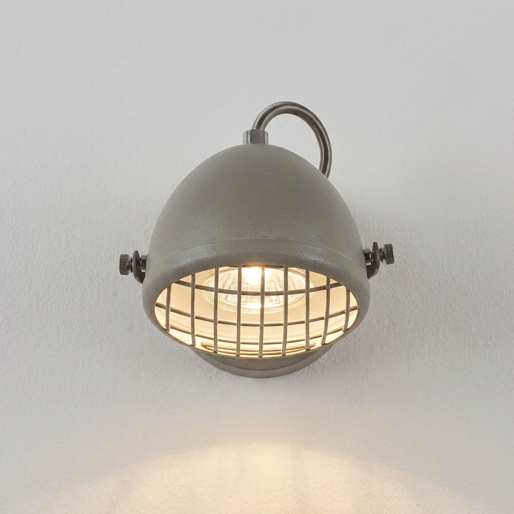 Applique murale Métal Gris GU10 | Pent — gros plan