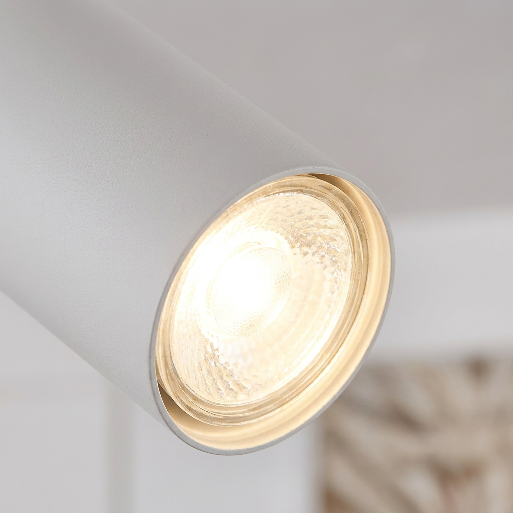 Applique murale Colly blanc, gros plan lumière