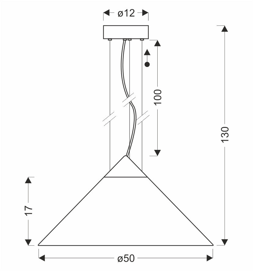 Suspension Presto 50 — Verre fumé & or satiné, GX53 · photo 7