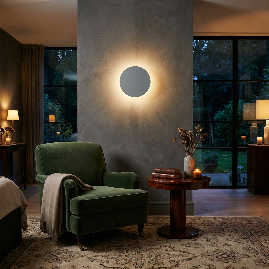 Applique murale LED métal gris Holar — vue principale