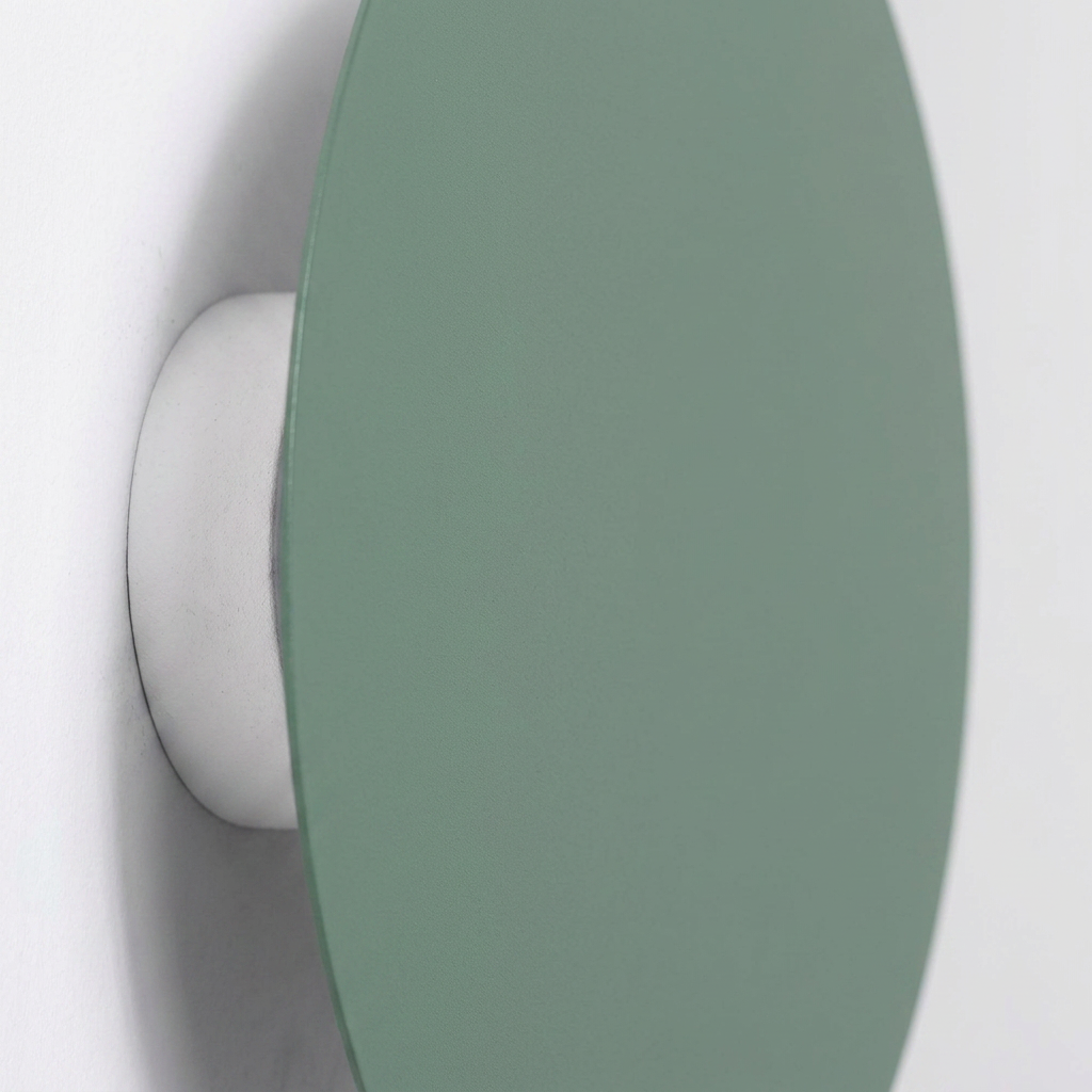Applique murale Holar vert, gros plan matière
