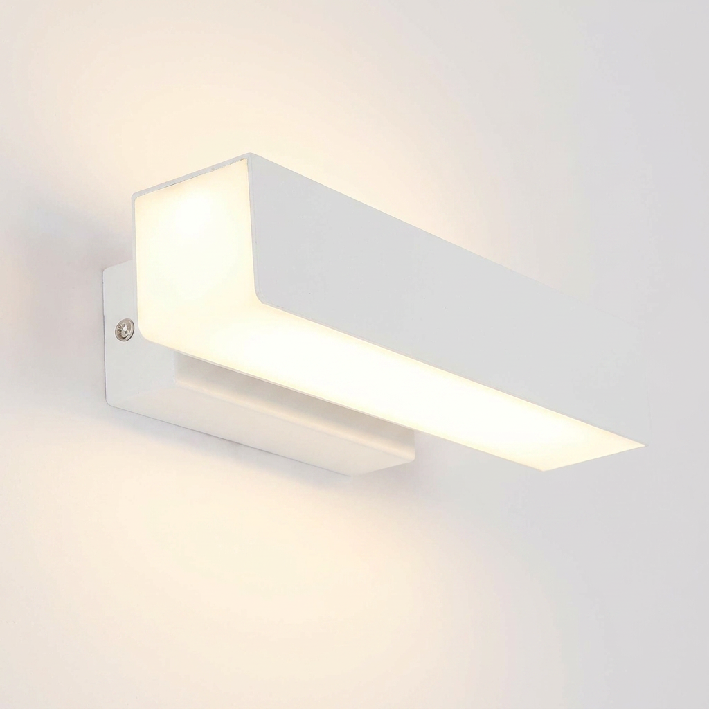 Applique murale Lander LED allumée, lueur chaude
