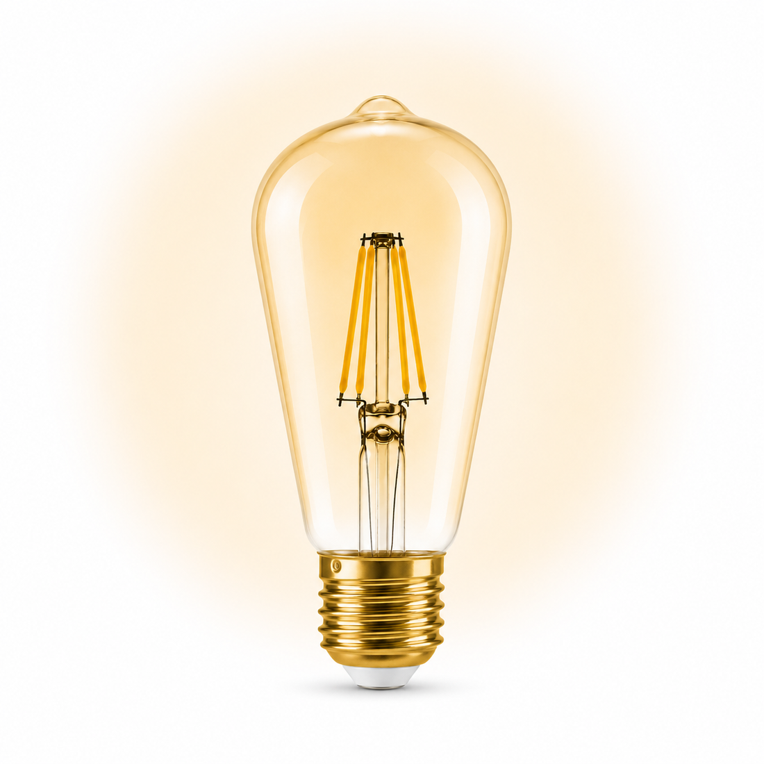 Ampoule LED filament Edison ST64 ambrée OSRAM E27