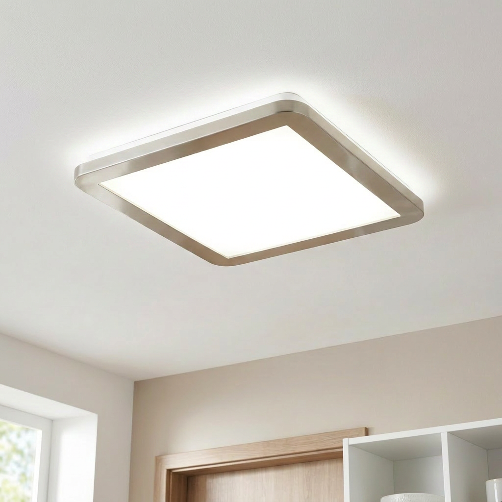 Plafonnier LED Composite Satiné | Nexit — allume au plafond, halo lumineux