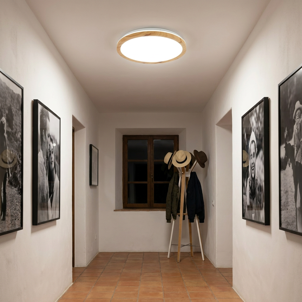 Plafonnier LED Métal | Kato — allume le soir, ambiance chaleureuse, eclairage du plafond