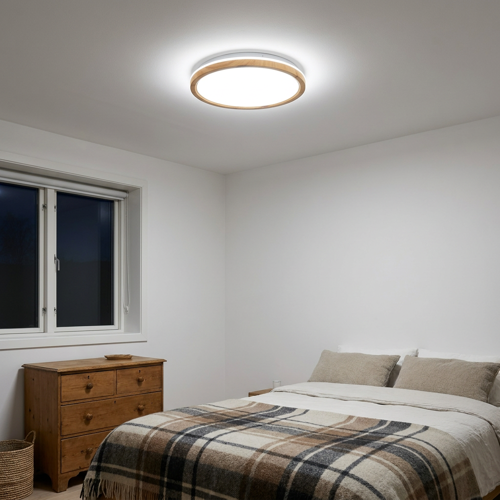 Plafonnier LED Métal | Kato — allume le soir, ambiance chaleureuse, eclairage du plafond