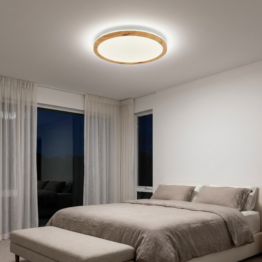 Plafonnier LED Métal | Kato — allume le soir, ambiance chaleureuse, eclairage du plafond