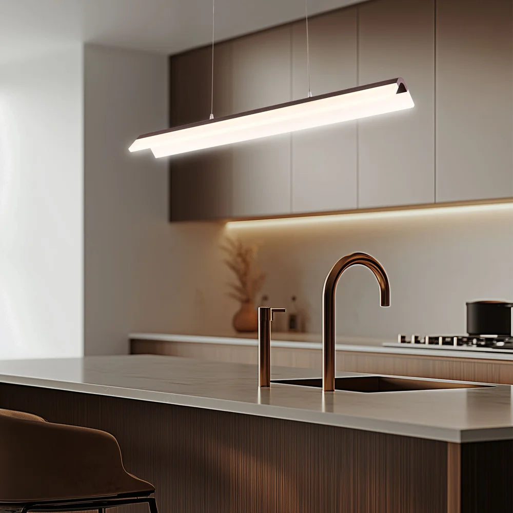 Suspension LED intégré 4000K métal diffuseur opalin · Curacoa · photo 4