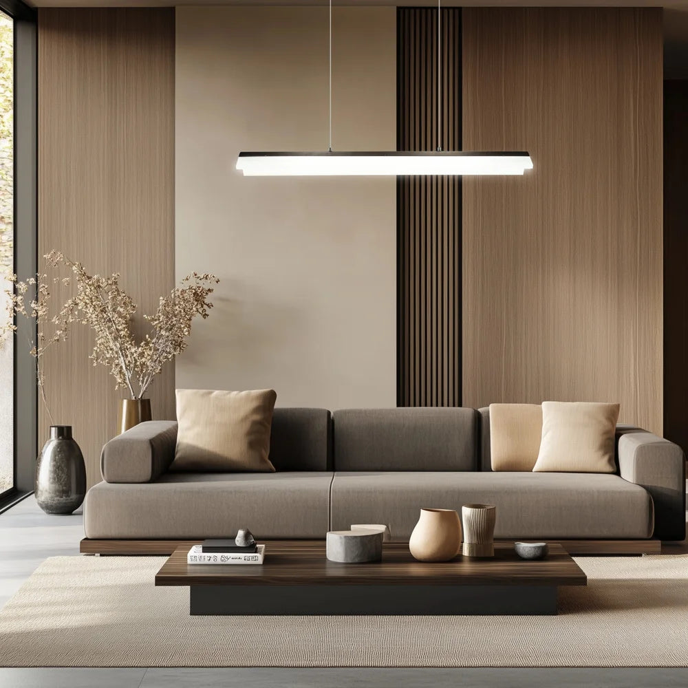 Suspension LED intégré 4000K métal diffuseur opalin · Curacoa · photo 6