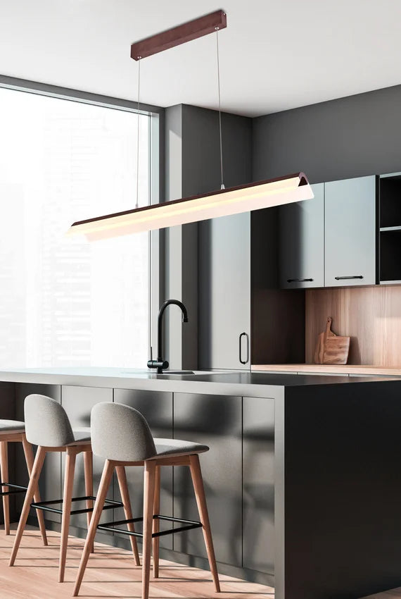 Suspension LED intégré 4000K métal diffuseur opalin · Curacoa · photo 8