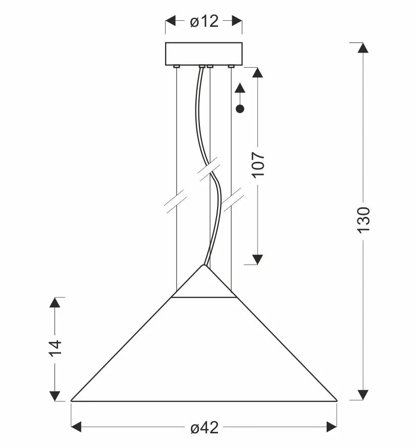 Suspension en verre ambré chic · photo 5